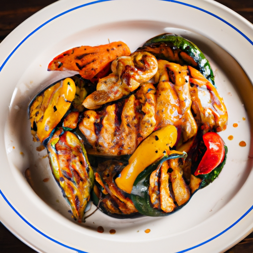 Grilled Chicken with Roasted Vegetables